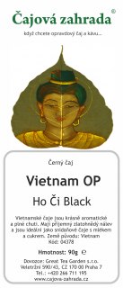 Vietnam OP Ho Či Black - černý čaj černý čaj 1000g