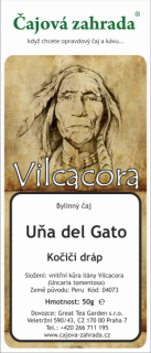 Vilcacora - Uňa del Gato - Kočičí dráp kočičí dráp 500g