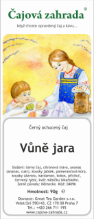 Vůně jara - černý ochucený čaj černý čaj 1000g