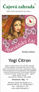 Yogi Citron - ajurvédský čaj