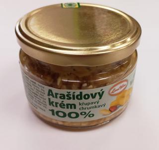 Arašídový krém křupavý 200g (100% arašídy)