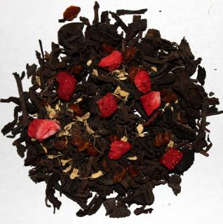 Puerh Podzimní čaj (50g) (PUERH - rakytník, zázvor, jahoda)