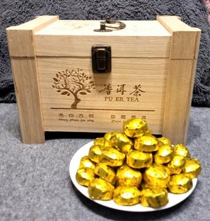 Solia 2017 Ying Banna mini tuocha Basmati rýže v dárkové dřevěné krabici 1000g