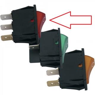 Přepínač pro lednici Dometic, rot, pro 12/24 Volt, č. 292627350/5