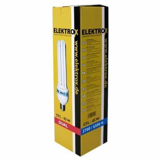 Úsporná CFL lampa ELEKTROX 85W, na růst i květ