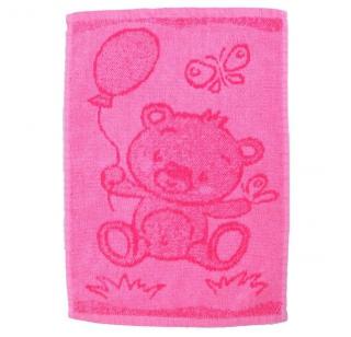 Dětský ručník 30x 50 cm, 400g/m2, růžový