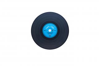 Omyvatelné prostírání a la gramofonová deska, různé barv Barva: Modrá
