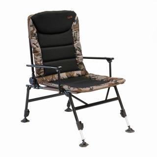 Rybářské křeslo RCG Comfort Wide Armrest Dark Camo