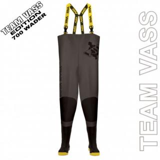 VASS prsačky (brodící kalhoty) VASS-TEX 700E Team Vass Velikost: EU 39 (UK 6)