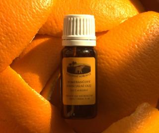Esenciální olej pomerančové kůry Velikost balení: 10 ml