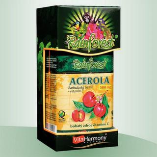 ACEROLA 500 mg + VITAMIN C 250 mg- 90 tbl., doplněk stravy (Vitamin C, jak jej umí jen příroda)