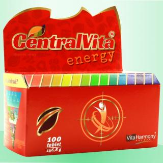 CENTRALVITA ® Energy, multivitamin - 100 tbl., doplněk stravy (Pro ty, kterým 24 hodin nestačí)