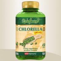 CHLORELLA 500 mg - 450 tbl. - XXL economy 100% organický produkt, doplněk stravy (Očista organismu, posílení imunity)