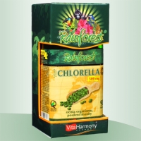 CHLORELLA 500 mg - 90 tbl., 100% organický produkt,  doplněk stravy (Očista organismu,posílení imunity)