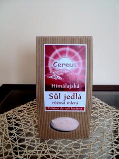Himálajská růžová jídelní sůl mletá 1 kg (himálajská jídelní sůl Cereus)