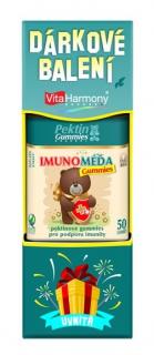 ImunoMéďa, 50 gummies, doplněk stravy (Pektinové gummies pro podporu imunity + dárek barevný hopík)