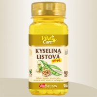 Kyselina listová 400 µg - 90 tbl., doplněk stravy