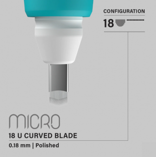 Čepelka Vertix Micro 18U na microblading - 0.18mm