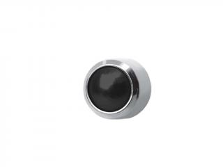 Náušnice pro piercing sada STUDEX černá R307W - stříbrná barva