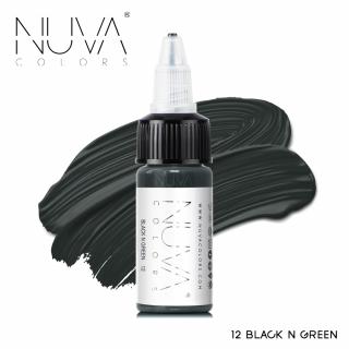 Nuva Colors - 12 Black Green 15ml