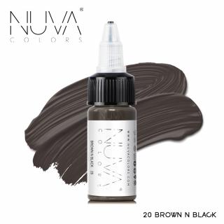 Nuva Colors - 20 Brown n Black 15ml