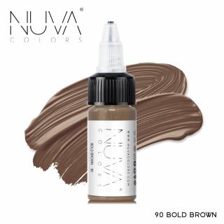 Nuva Colors - 90 Bold Brown 15ml