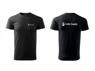 Pánské triko s krátkým rukávem Celtic Supply černé Velikost: L