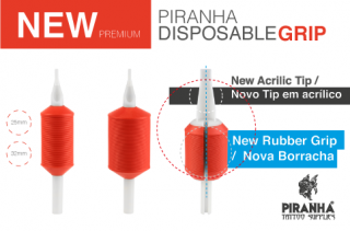 Plastikový tubus Piranha Premium - Flat :: Plastikový tubus Piranha Premium Flat 19, průměr 32mm