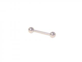 Titanový piercing rovný Barbell - 10ks Velikost: 1,2 x 10 x 3 mm