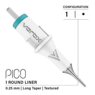 Vertix Pico 1 Round Liner 0,25mm 25/1RLLT-T texturovaná