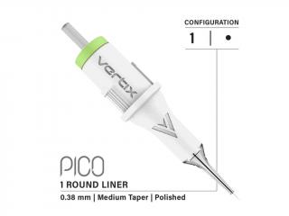 Vertix PICO 1 Round Liner Medium Taper 0,38mm 38/1RLMT