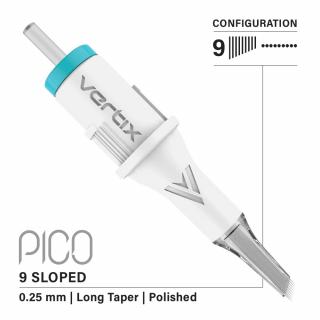 Vertix PICO 9 Sloped Long Taper 0,25mm 25/9FLLT