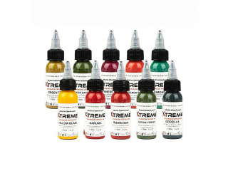 XTreme Ink - Traditional Japanese Color Set - 10 x 30ml