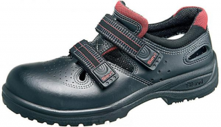 Bezpečnostní sandále Relax Black S1 - černé
