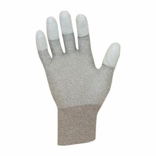 ESD rukavice Light - pogumované prsty L