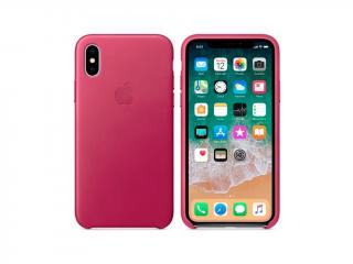 Apple iPhone X/XS Leather Case Pink Fuchsia MQTJ2ZM/A