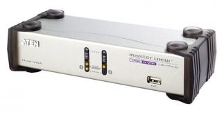 Aten CS-1742C KVM přepínač 2-port Dual View KVM USB, usb hub, audio, 1.2m kabely