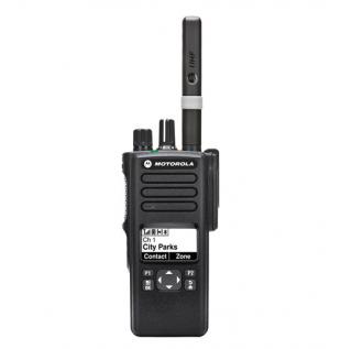 Motorola DP4600E VHF  VYSÍLAČKY DIGITAL  ANALOG MDH56JDQ9VA1AN Volba BATERIE: IMPRES LIION 1950 mAh IP68 (-30°C), Volba NABÍJEČE: BEZ NABÍJEČE