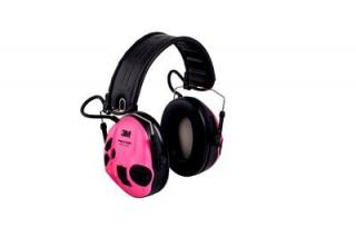 MT16H210F-478-RE 3M ™ PELTOR ™ SportTac ™ headset, 26 dB, růžové, skládací