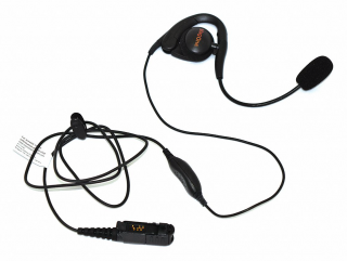 PMLN5732A Lehká náhlavní souprava na ucho, mikrofon na ráhnu, VOX/PTT