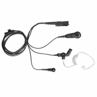PMLN6754 3- drátová komunikační souprava, diskrétní sluchátko včetně zvukovodu, oddělené PTT, oddělený mikrofon