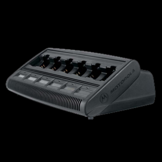 WPLN4220B Šestinásobný Impres nabíječ akumulátorů, displej, Motorola DP2000 a DP4000