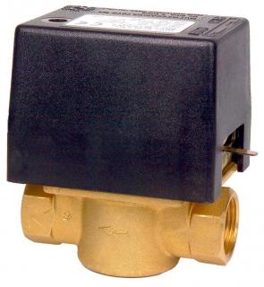 Elektrický dvoucestný ventil. Připojení 1“ in 230 V