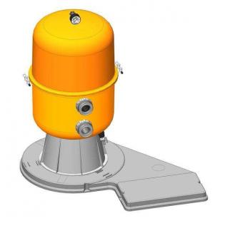 Filtrační zařízení - Dělený Kit 400, 6 m3/h, 230 V, 6-ti cest. boč. ventil, čerp. Preva 33