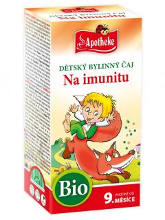 Apotheke BIO čaj dětský Na imunitu 20x1,5g
