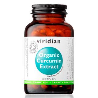 Curcumin Extract Organic - 60 kapslí - Viridian