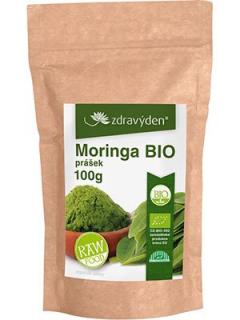 Zdravý den Moringa Bio Raw prášek Velikost balení: 100 g