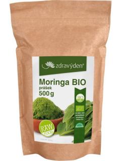 Zdravý den Moringa Bio Raw prášek Velikost balení: 500 g