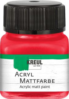KREUL barva akrylová matná červená 20 ml (KREUL barva akrylová matná červená 20 ml)