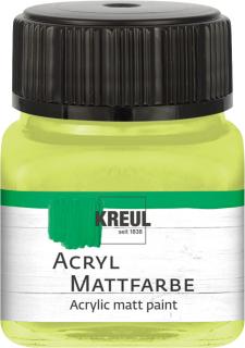 KREUL barva akrylová matná citronová 20 ml (KREUL barva akrylová matná citronová 20 ml)